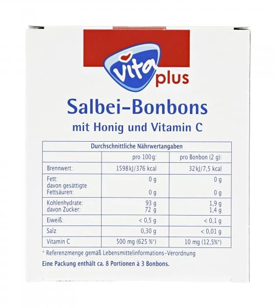 Vita Plus Salbei-Bonbons 5 Vita Plus Salbei-Bonbons – Bild 3