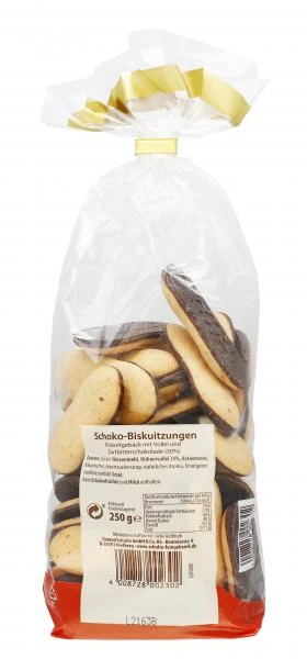 Schulte Feingebäck Schoko Biskuitzungen Zartbitter 4 Schulte Feingebäck Schoko Biskuitzungen Zartbitter – Bild 2
