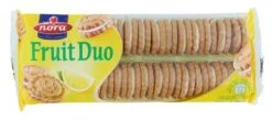 Nora Fruit Duo Doppelkeks Mit Zitronencremefüllung