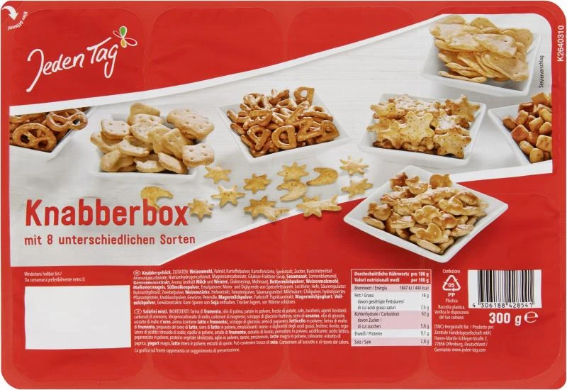Jeden Tag Knabberbox 3 Jeden Tag Knabberbox
