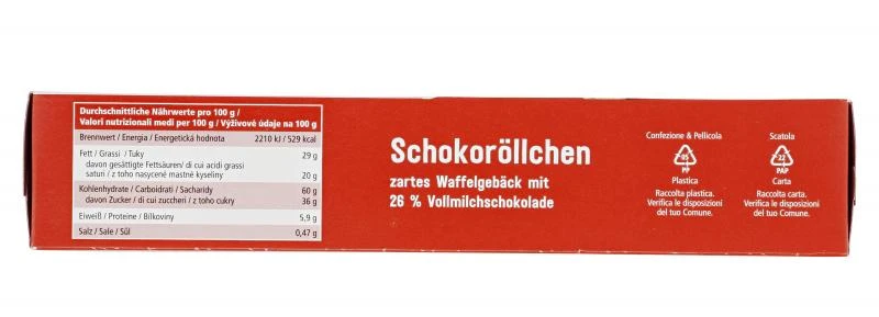 Jeden Tag Schoko-Röllchen Vollmilch 5 Jeden Tag Schoko-Röllchen Vollmilch – Bild 3