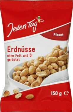 Jeden Tag Erdnüsse Pikant
