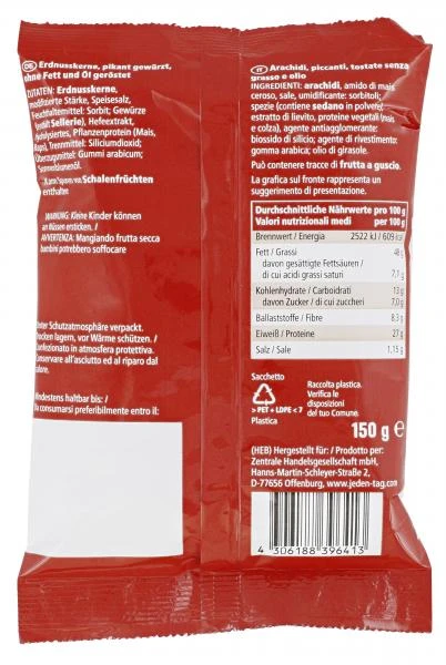 Jeden Tag Erdnüsse Pikant 4 Jeden Tag Erdnüsse Pikant – Bild 2