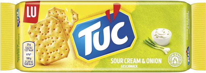 Tuc Cracker Sour Cream & Onion 3 Tuc Cracker Sour Cream & Onion