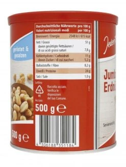 Jeden Tag Jumbo Erdnüsse Geröstet & Gesalzen -Seeberger Verkäufe 2024 4502021848 4306188351184 03
