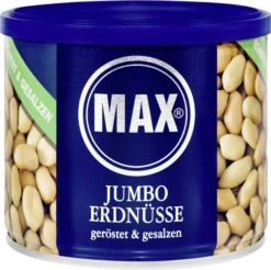 Max Jumbo Erdnüsse Geröstet & Gesalzen