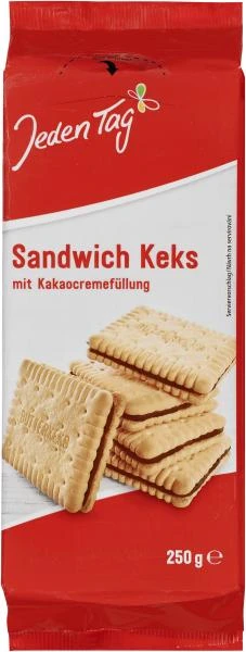 Jeden Tag Sandwich Keks Mit Kakaocremefüllung