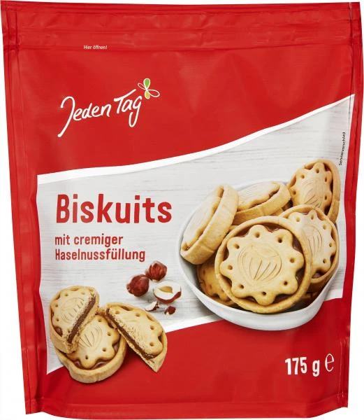 Jeden Tag Biskuits Mit Haselnussfüllung 3 Jeden Tag Biskuits Mit Haselnussfüllung