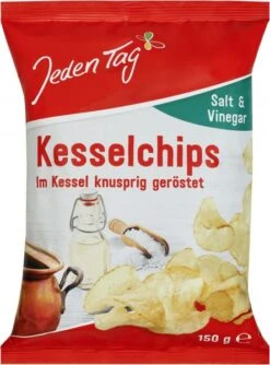 Jeden Tag Kesselchips Salt & Vinegar