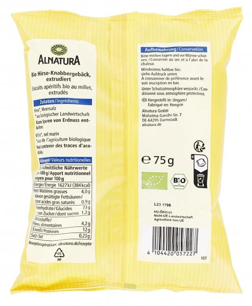 Alnatura Hirsebällchen 4 Alnatura Hirsebällchen – Bild 2