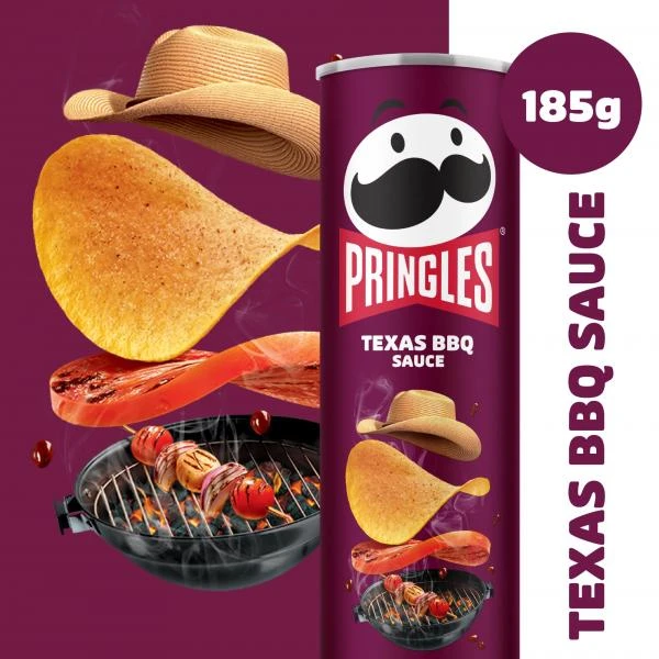 Pringles Texas BBQ Sauce Chips 7 Pringles Texas BBQ Sauce Chips – Bild 5