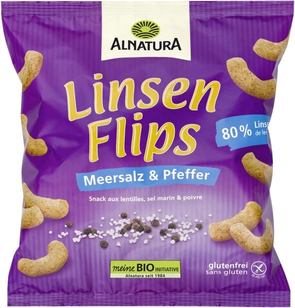 Alnatura Linsen Flips Meersalz & Pfeffer 3 Alnatura Linsen Flips Meersalz & Pfeffer