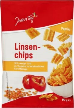 Jeden Tag Linsenchips Paprika