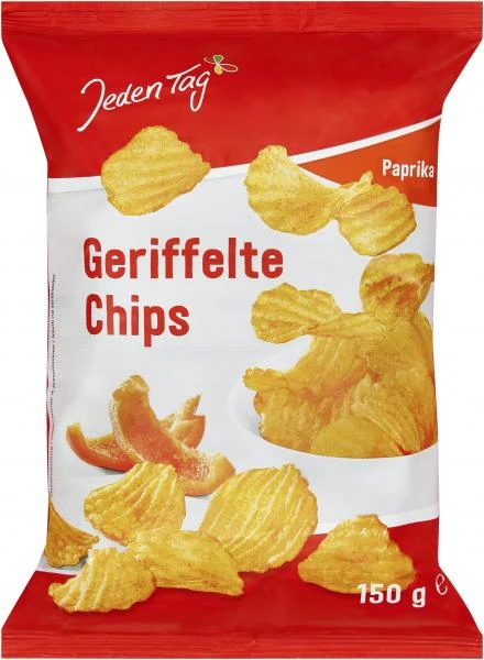 Jeden Tag Geriffelte Chips Paprika 3 Jeden Tag Geriffelte Chips Paprika