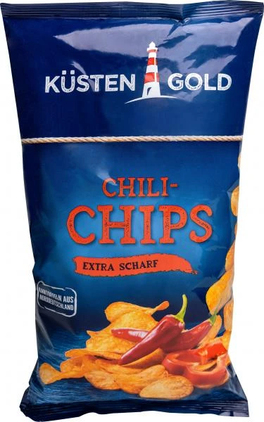 Küstengold Chips Chili Extra Scharf 3 Küstengold Chips Chili Extra Scharf