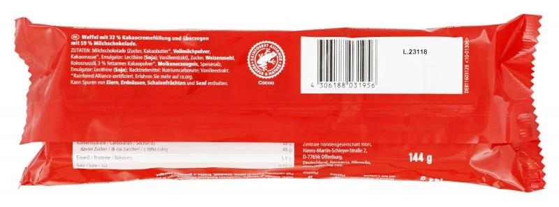 Jeden Tag Choco-Wafer 4 Jeden Tag Choco-Wafer – Bild 2