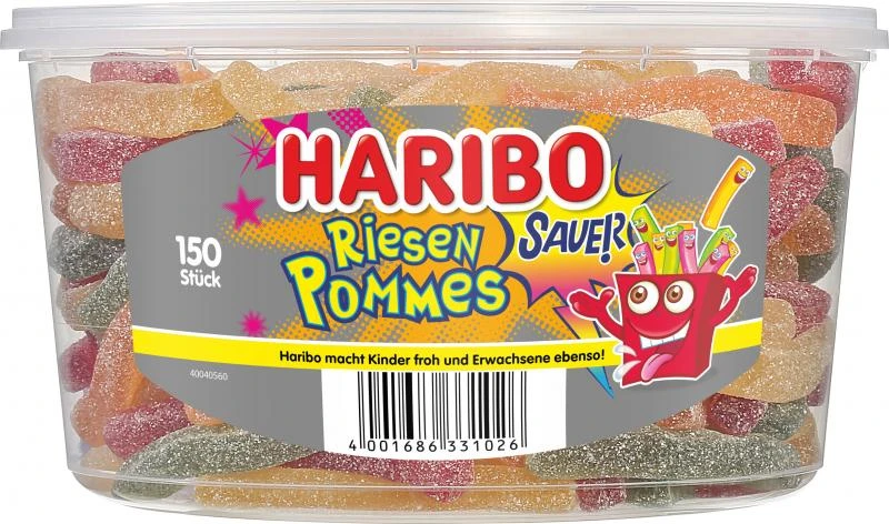 Haribo Riesen Pommes Sauer 3 Haribo Riesen Pommes Sauer