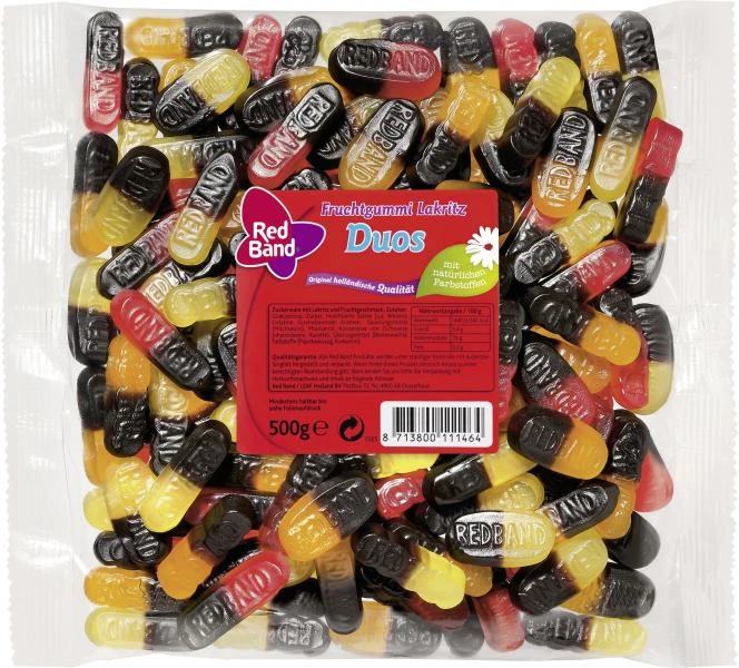 Red Band Fruchtgummi Lakritz Duos 3 Red Band Fruchtgummi Lakritz Duos