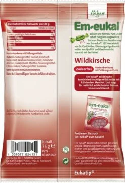 Em-eukal Hustenbonbons Wildkirsche Zuckerfrei -Seeberger Verkäufe 2024 4502031865 4009077024151 02