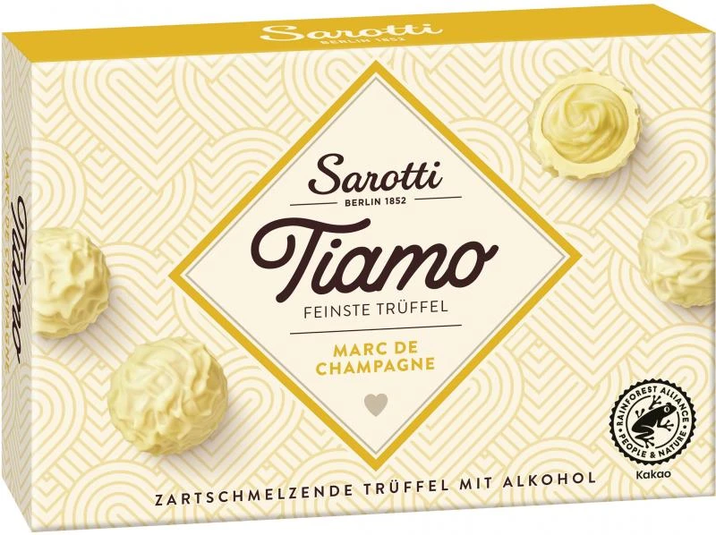 Sarotti Tiamo Marc De Champagne Trüffel 3 Sarotti Tiamo Marc De Champagne Trüffel