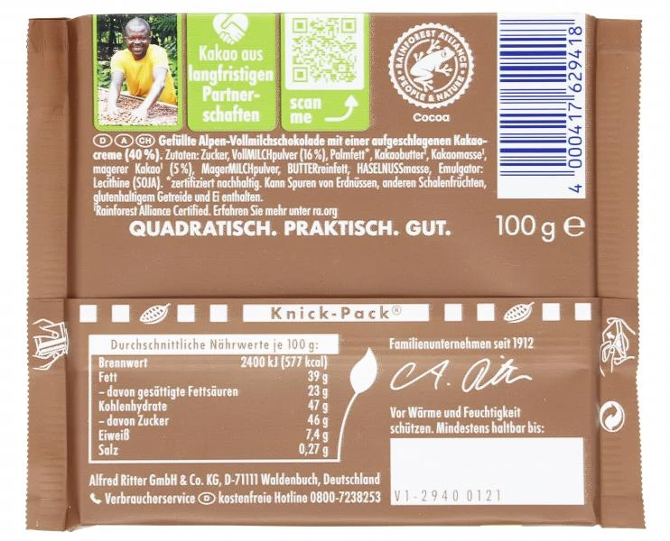 Ritter Sport Kakao-Mousse 4 Ritter Sport Kakao-Mousse – Bild 2