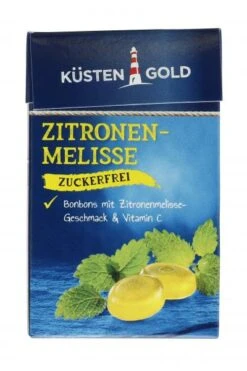 Küstengold Bonbons Zitronen-Melisse Zuckerfrei