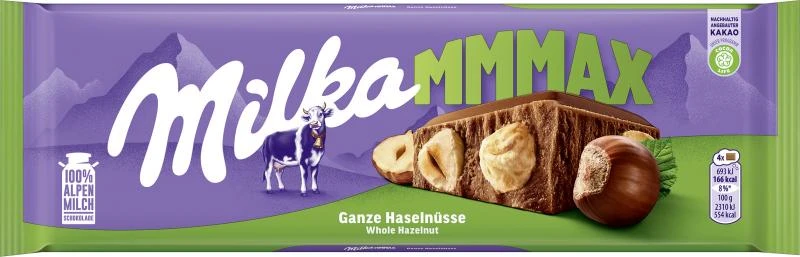 Milka XXL Ganze Haselnüsse 3 Milka XXL Ganze Haselnüsse