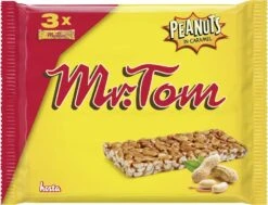 Mr. Tom Peanuts In Caramel Riegel 3er 120 G