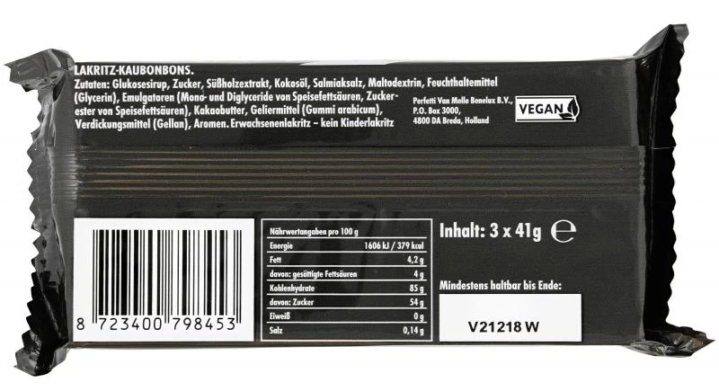 Perfetti Van Melle Lakritz-Toffee-Stangen 4 Perfetti Van Melle Lakritz-Toffee-Stangen – Bild 2