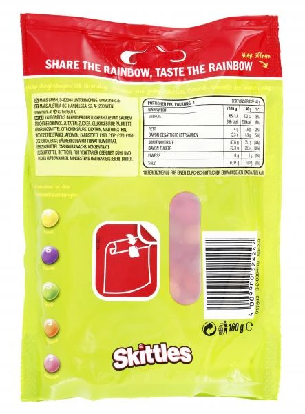 Skittles Crazy Sours Kaubonbons Vegan 4 Skittles Crazy Sours Kaubonbons Vegan – Bild 2