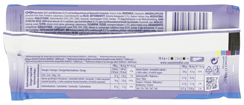 Milka Tafel Oreo Sandwich 5 Milka Tafel Oreo Sandwich – Bild 3