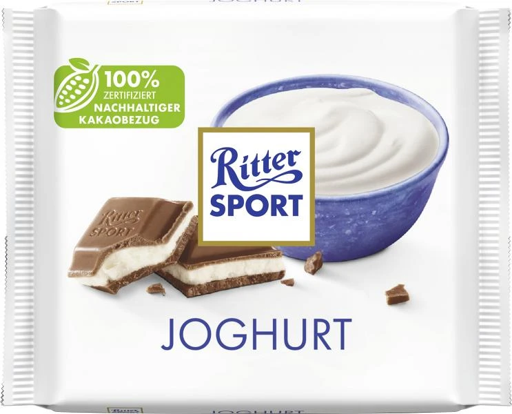 Ritter Sport Bunte Vielfalt Joghurt 4 Ritter Sport Bunte Vielfalt Joghurt – Bild 2
