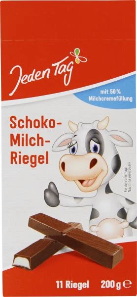 Jeden Tag Schoko-Milch-Riegel 3 Jeden Tag Schoko-Milch-Riegel