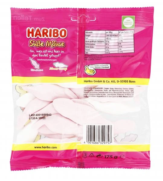 Haribo Süße Mäuse 4 Haribo Süße Mäuse – Bild 2