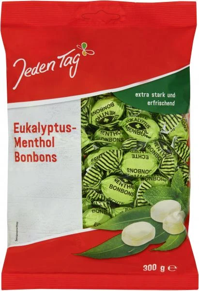 Jeden Tag Eukalyptus-Menthol Bonbons 3 Jeden Tag Eukalyptus-Menthol Bonbons