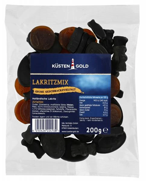 Küstengold Lakritzmix Große Geschmacksvielfalt 3 Küstengold Lakritzmix Große Geschmacksvielfalt