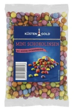 Küstengold Mini Schokolinsen Bunt