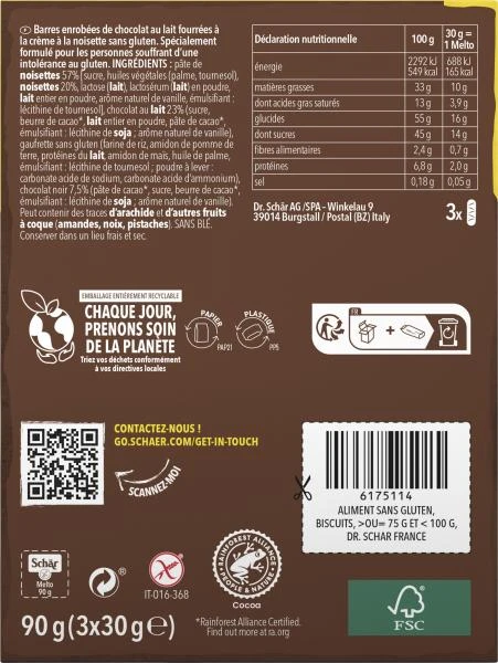 Schär Melto Chocolat Au Lait 3er Pack 4 Schär Melto Chocolat Au Lait 3er Pack – Bild 2