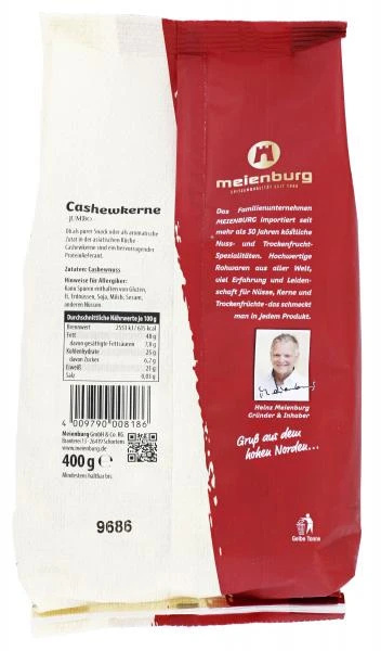 Meienburg Cashewkerne Jumbo 4 Meienburg Cashewkerne Jumbo – Bild 2