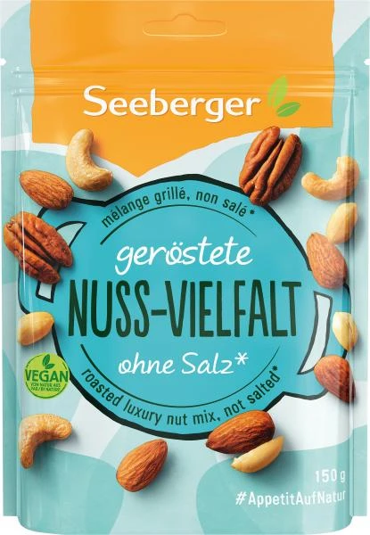 Seeberger Geröstete Nuss-Vielfalt Ohne Salz 3 Seeberger Geröstete Nuss-Vielfalt Ohne Salz